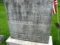 Sampson, Harry W. and Eliza D. (Tompkins)